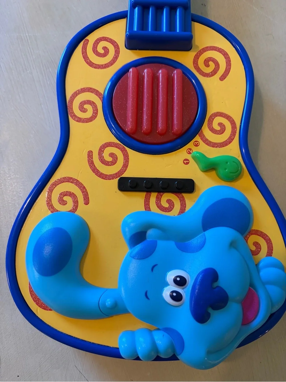Blues Clues Guitar Toy - Kids Musical Play Guitar It Works !